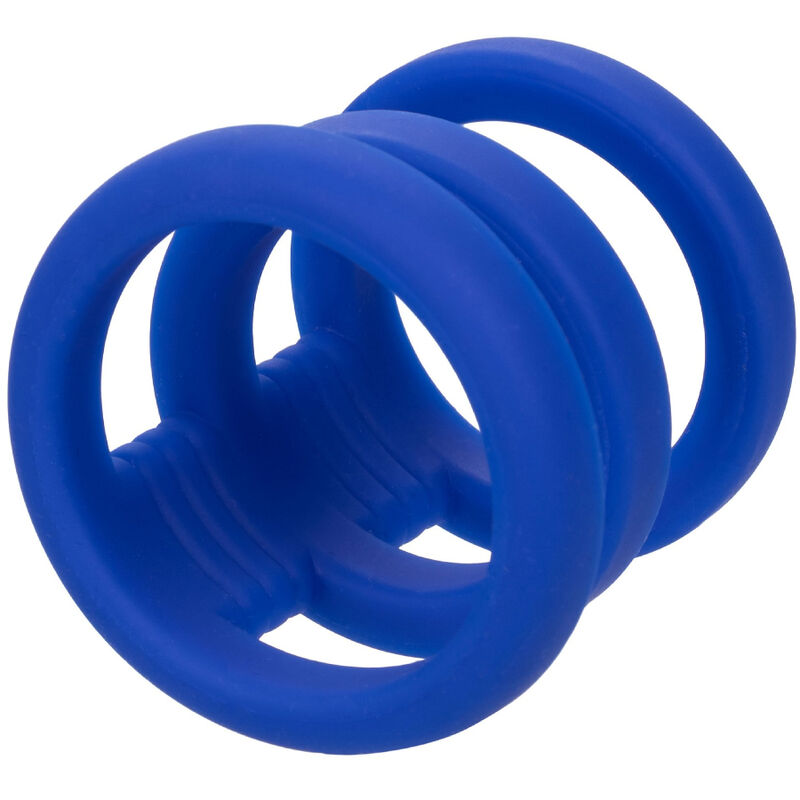 Anneau Pénien Admiral Triple Cage Bleu - CalExotics
