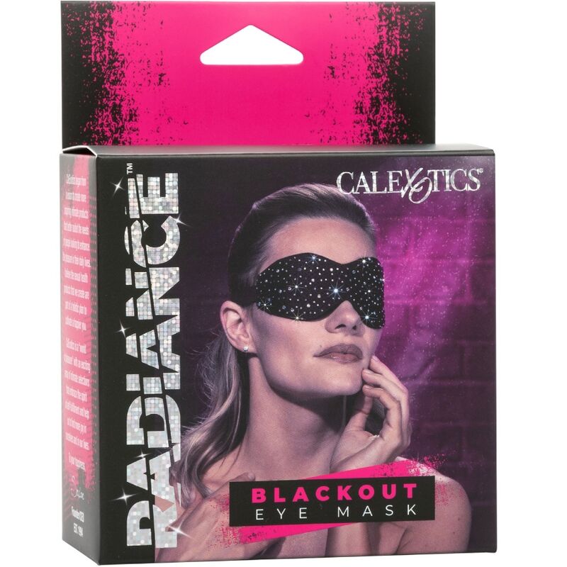 Masque Occultant Radiance Strass Noir - CalExotics