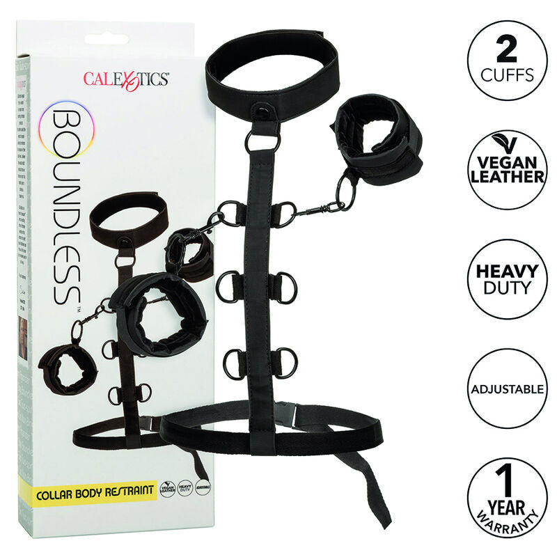 Collier de Retenue Boundless avec Menottes - CalExotics