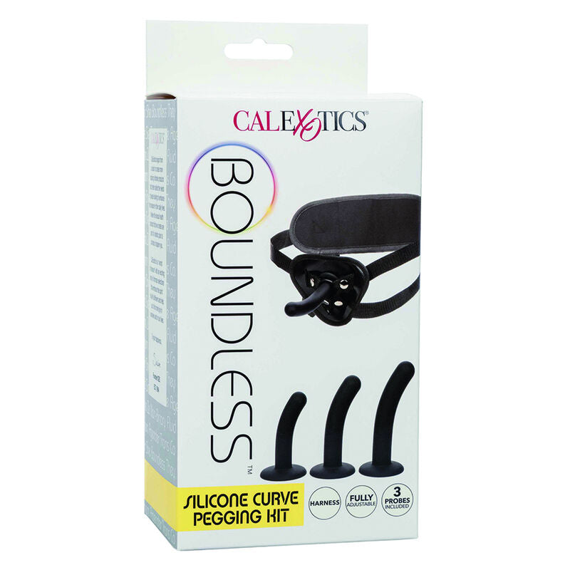 Harnais Strap-On Boundless Kit 3 Sondes Courbes - CalExotics