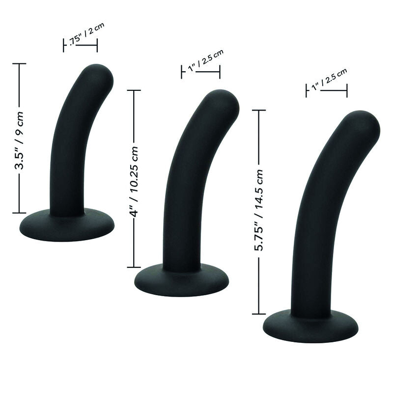 Harnais Strap-On Boundless Kit 3 Sondes Courbes - CalExotics