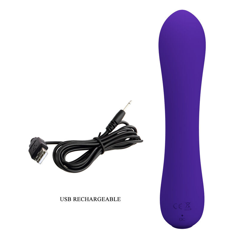 Vibromasseur Prescott Rechargeable Violet - Pretty Love