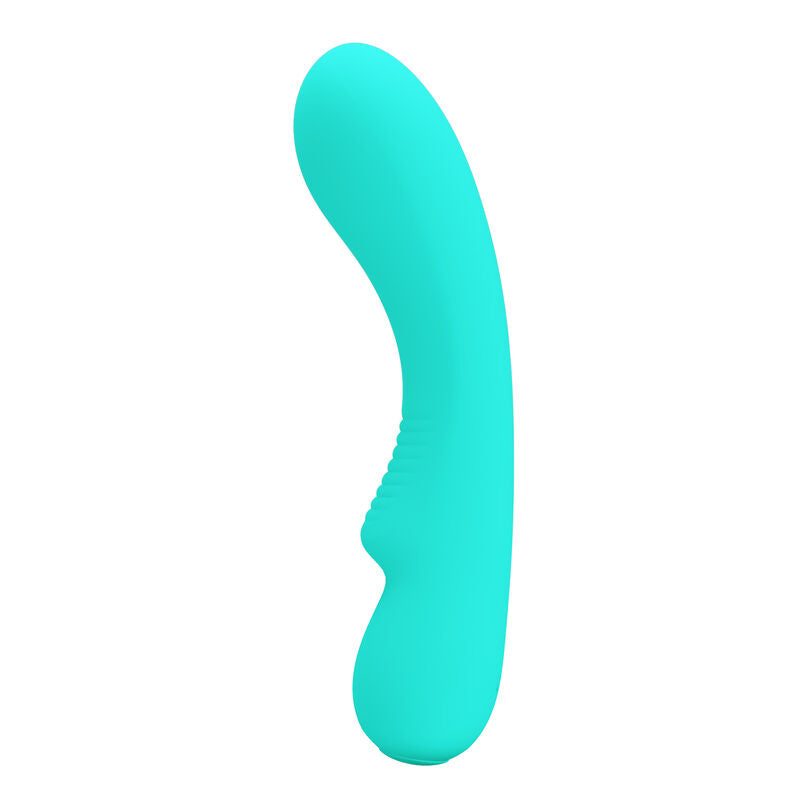 Vibrateur Rechargeable Prescott Vert Aqua - Pretty Love