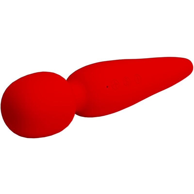 Masseur Vibrant Meredith Étanche Rouge - Pretty Love