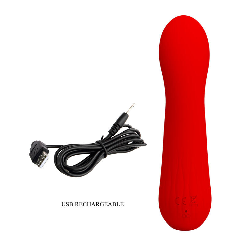 Vibrateur Point G Faun Rouge Rechargeable - Pretty Love - PRETTY LOVE SMART