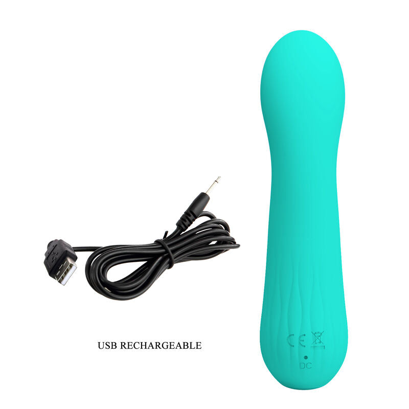 Vibrateur Point G Faun Vert Aqua - Pretty Love - PRETTY LOVE SMART