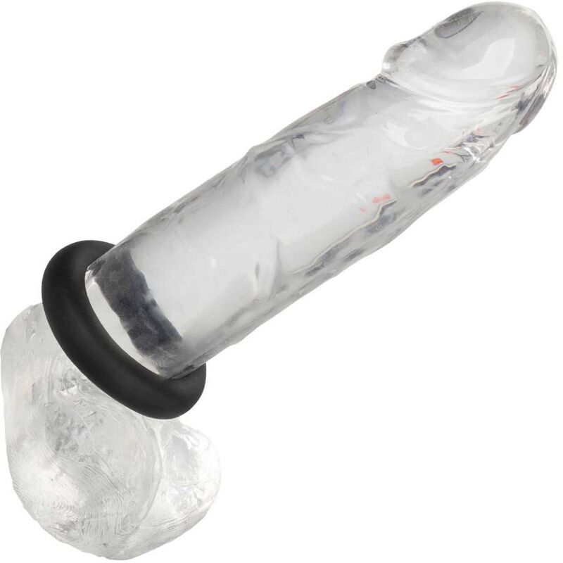 Anneau Pénien Alpha Liquid Silicone Prolong Noir - CalExotics