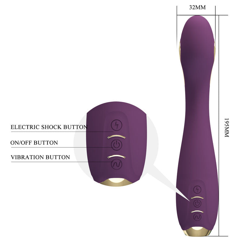 Vibrateur Électrostimulation Hector Violet - Pretty Love