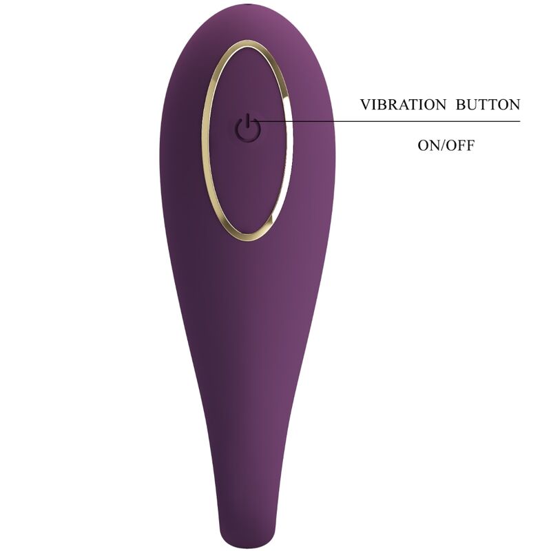 Vibromasseur Double Plaisir August Violet - Pretty Love