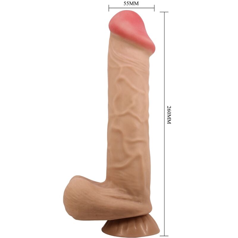 Gode XXL Ultra-Réaliste Chair avec Ventouse 26cm - Pretty Love
