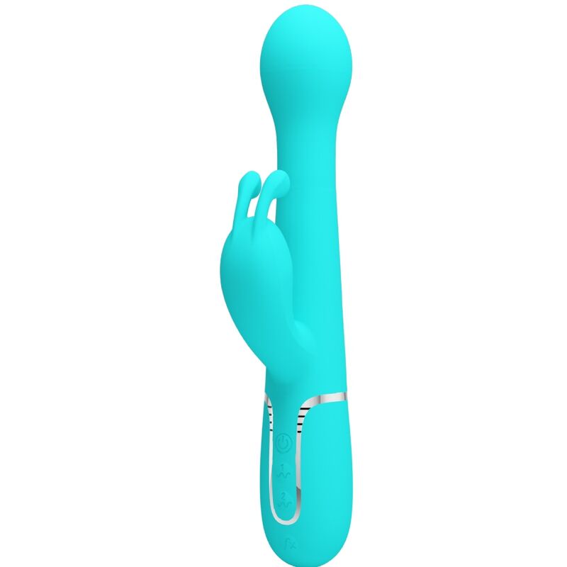 Pretty Love – Stimulateur Rabbit Multifonction 3 en 1 Dejon Bleu