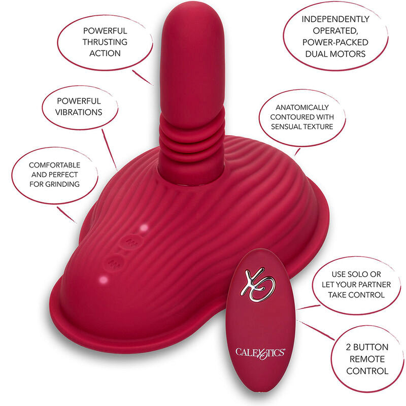 Masseur Dual Rider Remote Control Rouge - CalExotics