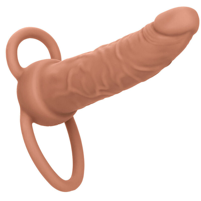 Anneau Vibrant Double Pénétrateur Performance Maxx Brun - CalExotics