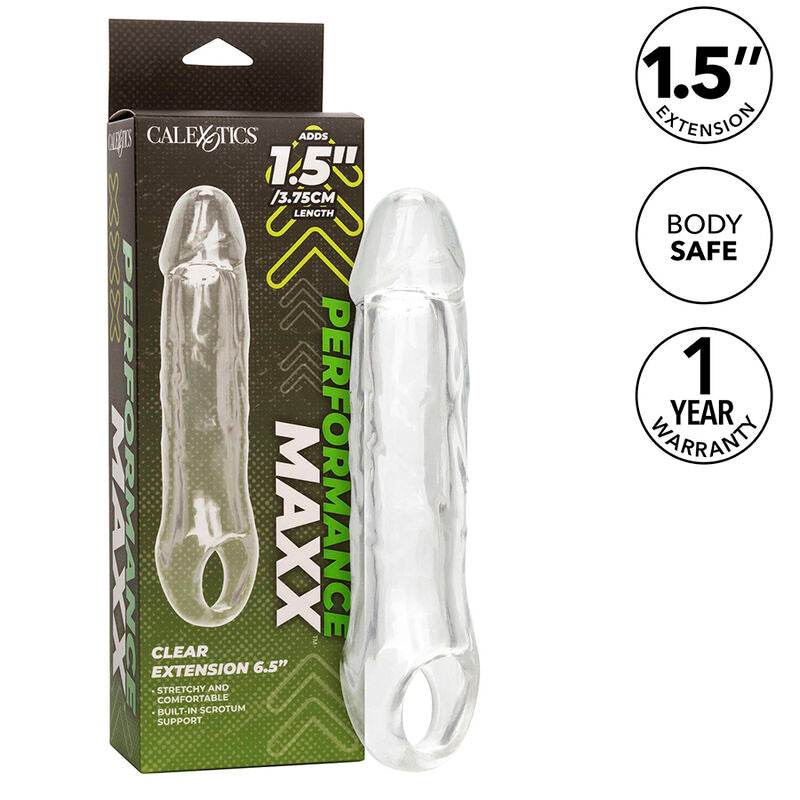 Manchon pour Pénis Performance Maxx Transparent +3,75cm - CalExotics