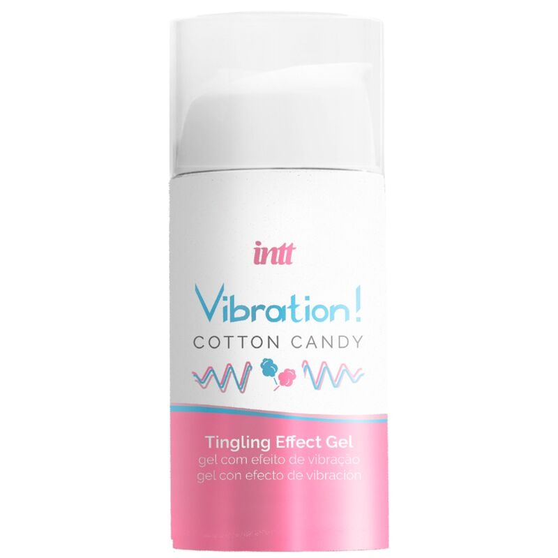 Gel Stimulant Vibration Barbe à Papa 15ml - Intt