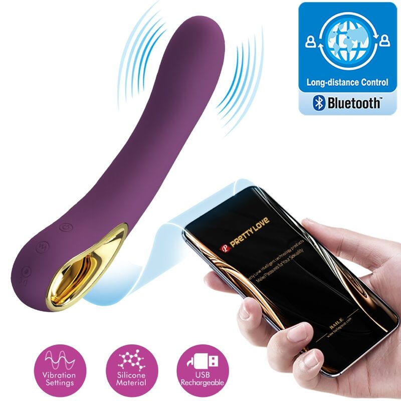 Vibromasseur Point G Ethan Rechargeable Violet - Pretty Love - PRETTY LOVE SMART