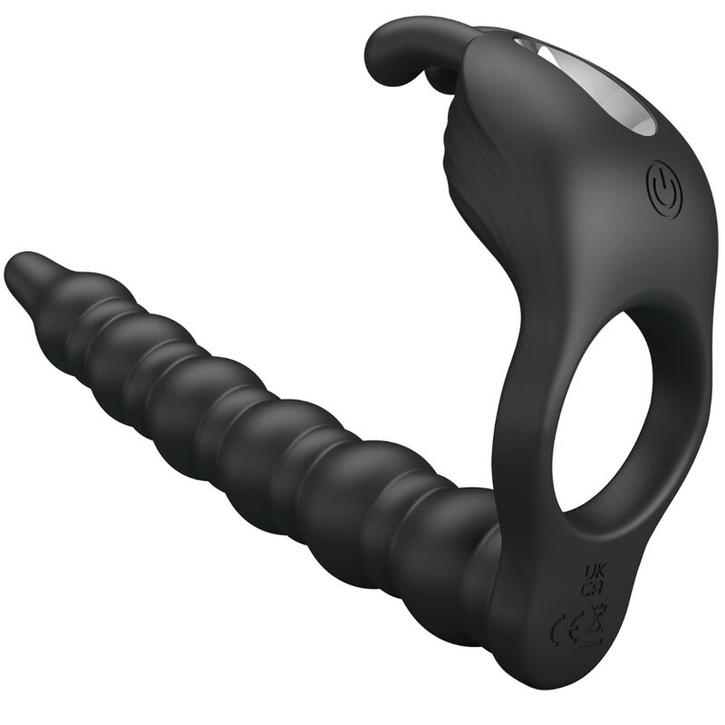 Anneau Pénien Vibrant Blackney avec Plug Prostate - Pretty Love - PRETTY LOVE