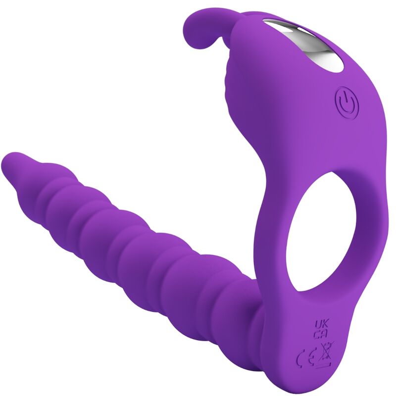 Anneau Pénien Vibrant Blackney avec Plug - Pretty Love - PRETTY LOVE