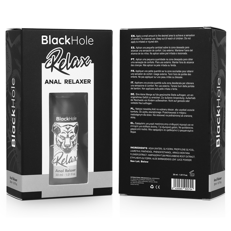 Spray relaxant anal Black Hole Explorer 30ml - Black Hole - BLACK HOLE