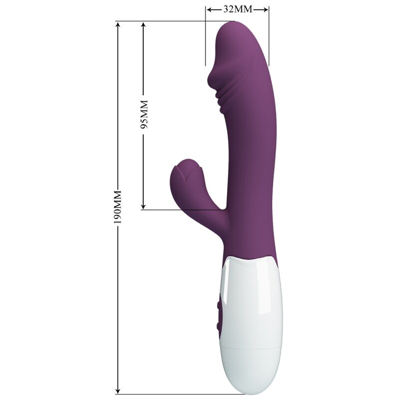 Vibromasseur Double Stimulation Snappy G-Spot Violet - Pretty Love - PRETTY LOVE FLIRTATION