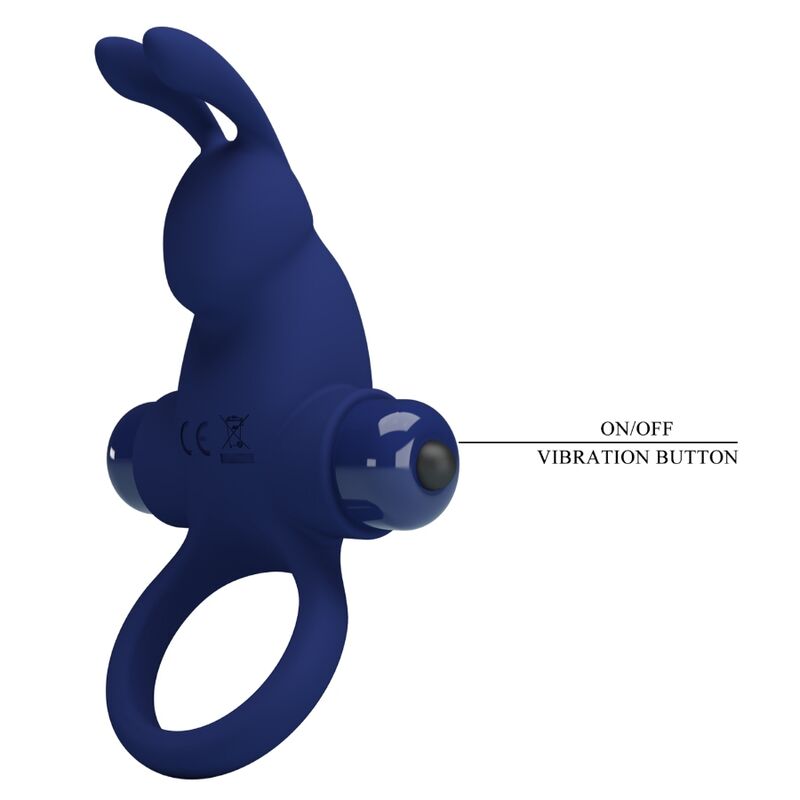 Anneau Vibrant Jiro Bague Lapin Bleu - Pretty Love
