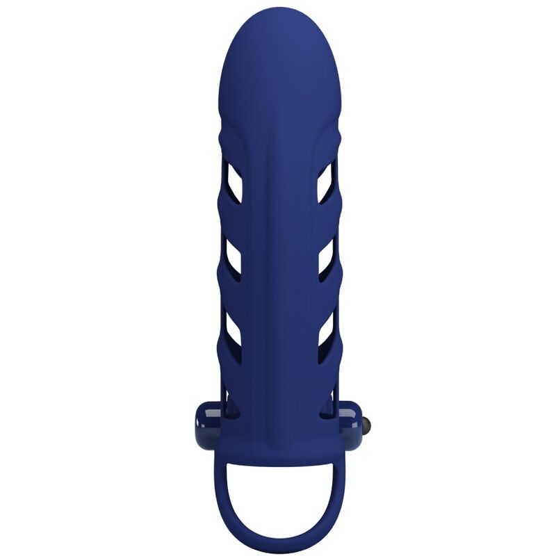 Gaine Pénis Vibrante Pretty Love Silicone Bleu - Pretty Love