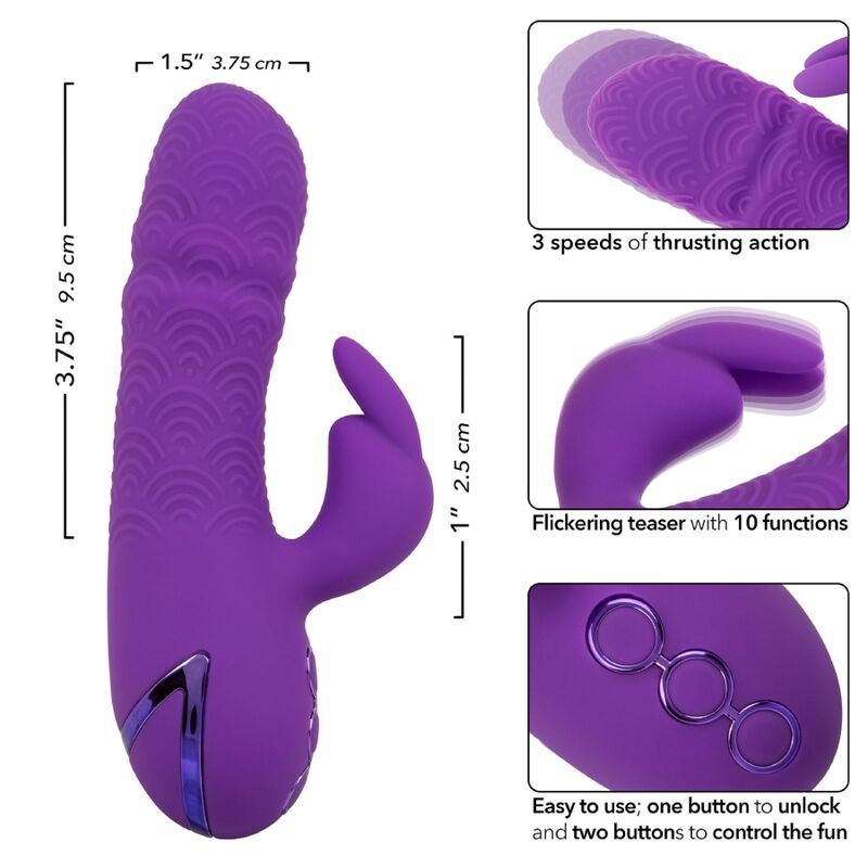 Vibromasseur Rabbit Manhattan Beach Marvel Violet - CalExotics