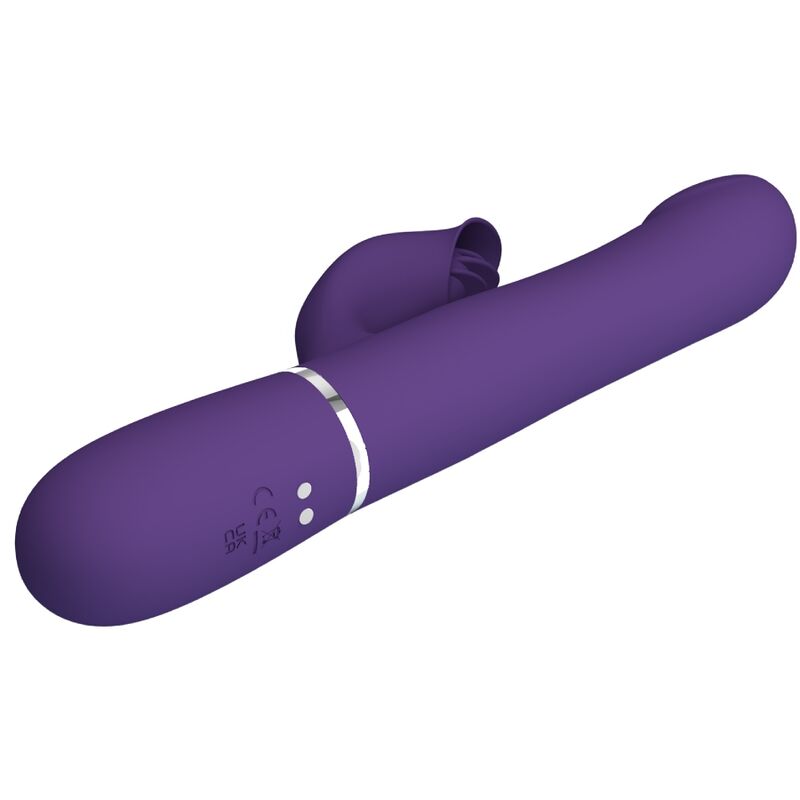 Vibromasseur Rabbit Pretty Love 4 en 1 Violet - Pretty Love