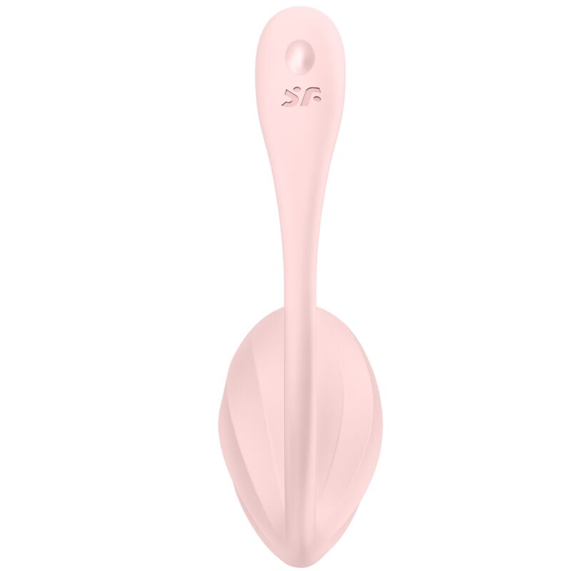 Œuf Vibrant Connecté Ribbed Petal Rose - Satisfyer