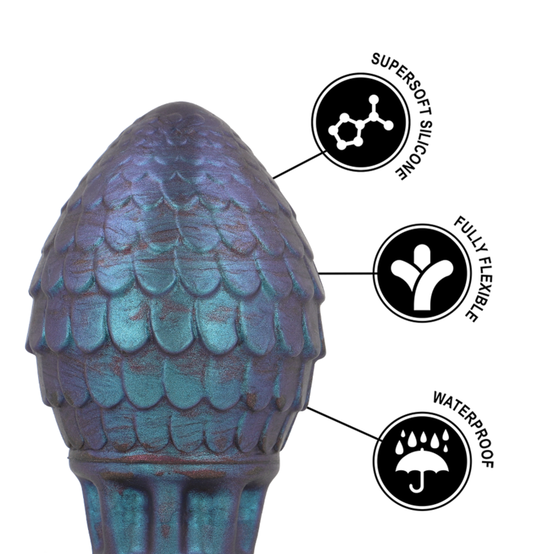Epic – Plug anal Vrakos en forme d’œuf de dragon – Taille L