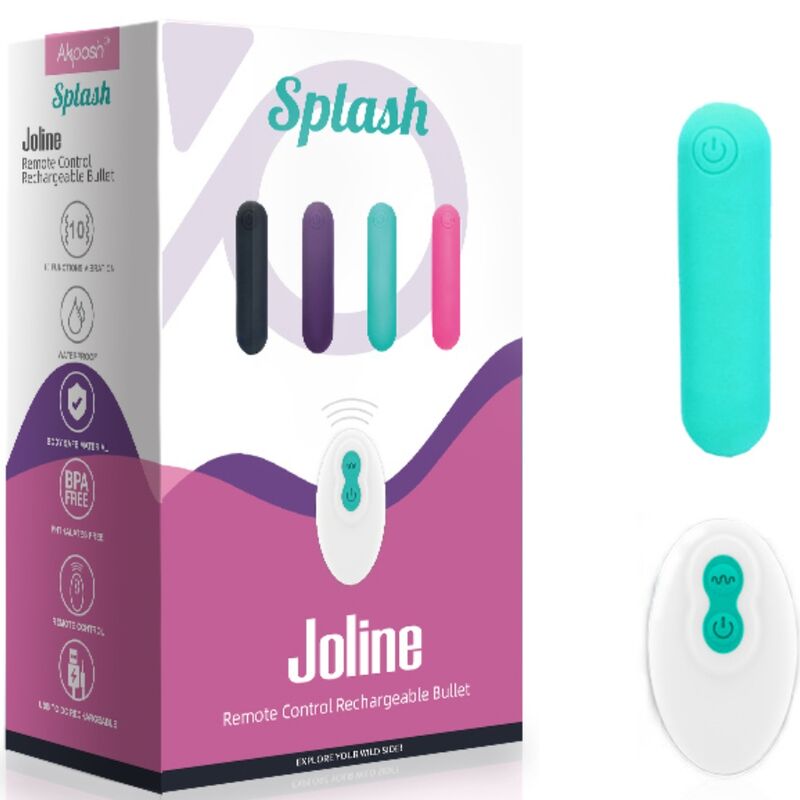Bullet Vibrant Armony Splash Joline Vert avec Télécommande - Armony