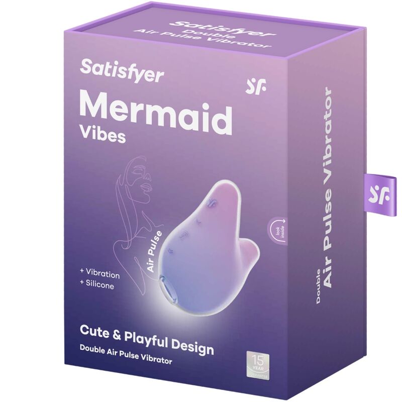 Stimulateur Clitoridien Mermaid Vibes Violet Rose - Satisfyer