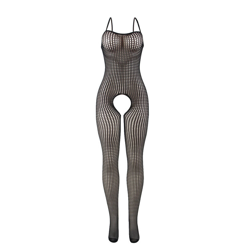 Bodystocking Résille Noir Entrejambe Ouvert - Subblime - SUBBLIME BODYSTOCKINGS