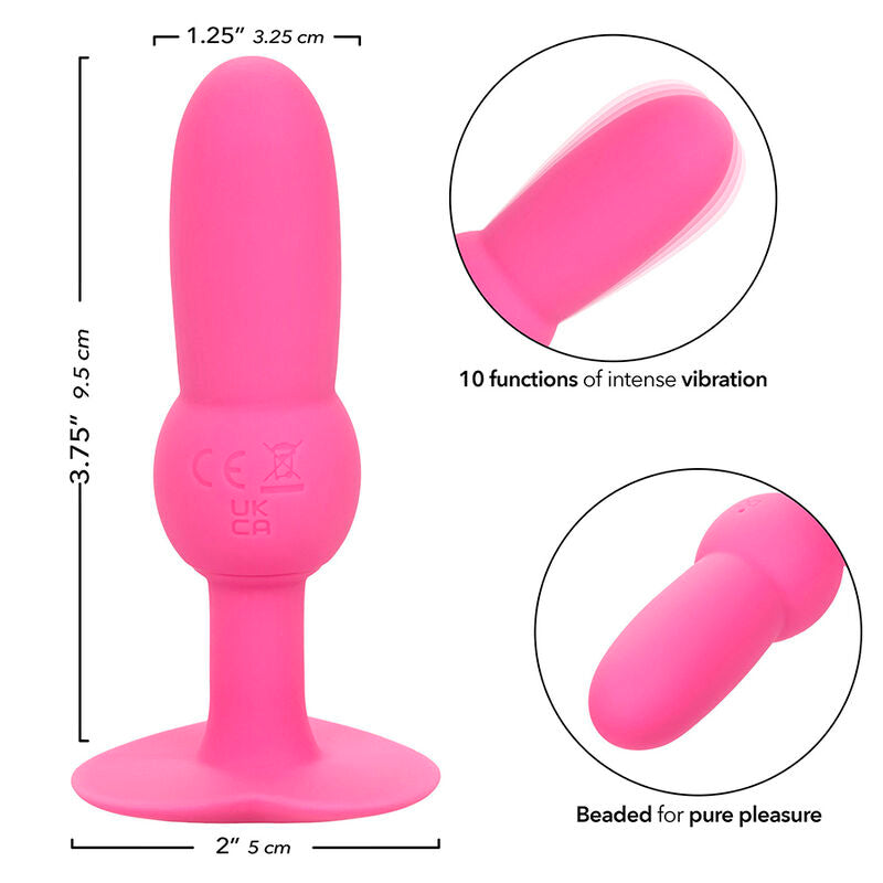 Plug Anal Vibrant First Time Perlé Rose - Calexotics
