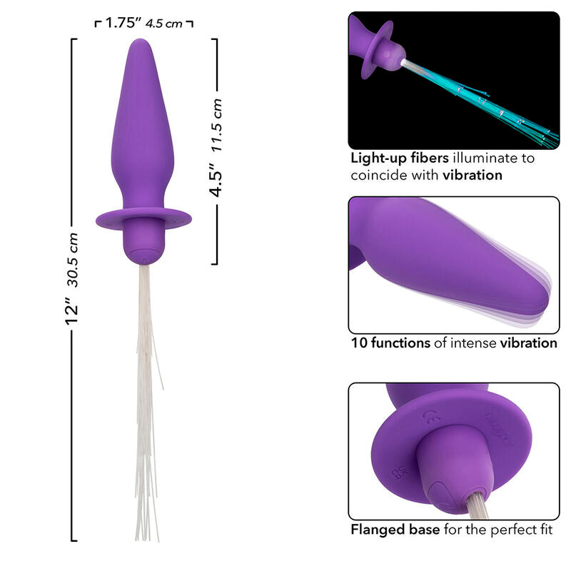 Plug Anal Vibrant Lumineux Southern Lights Violet - CalExotics