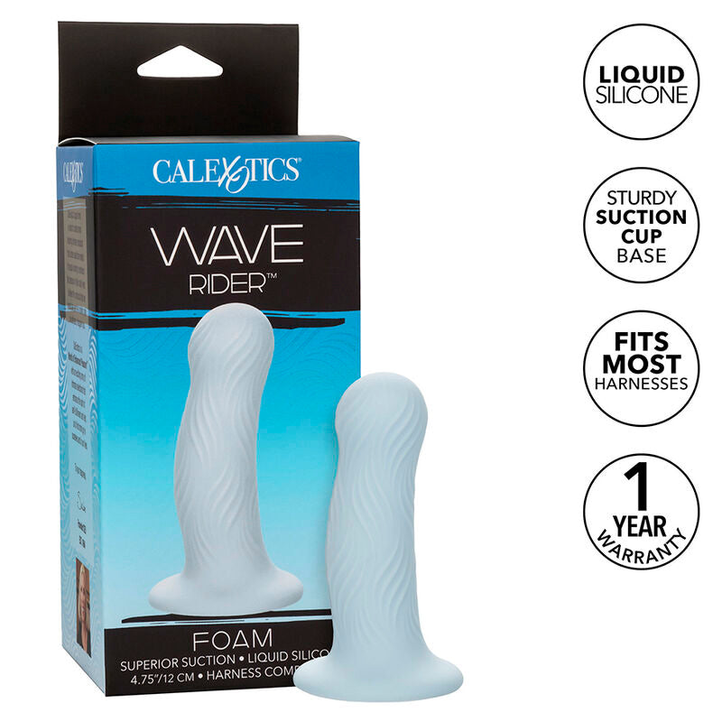 Plug Anal Wave Rider Foam Bleu - Calexotics