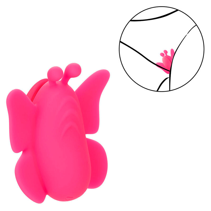 Vibromasseur Culotte Neon Vibes Flutter Vibe Rose - Calexotics