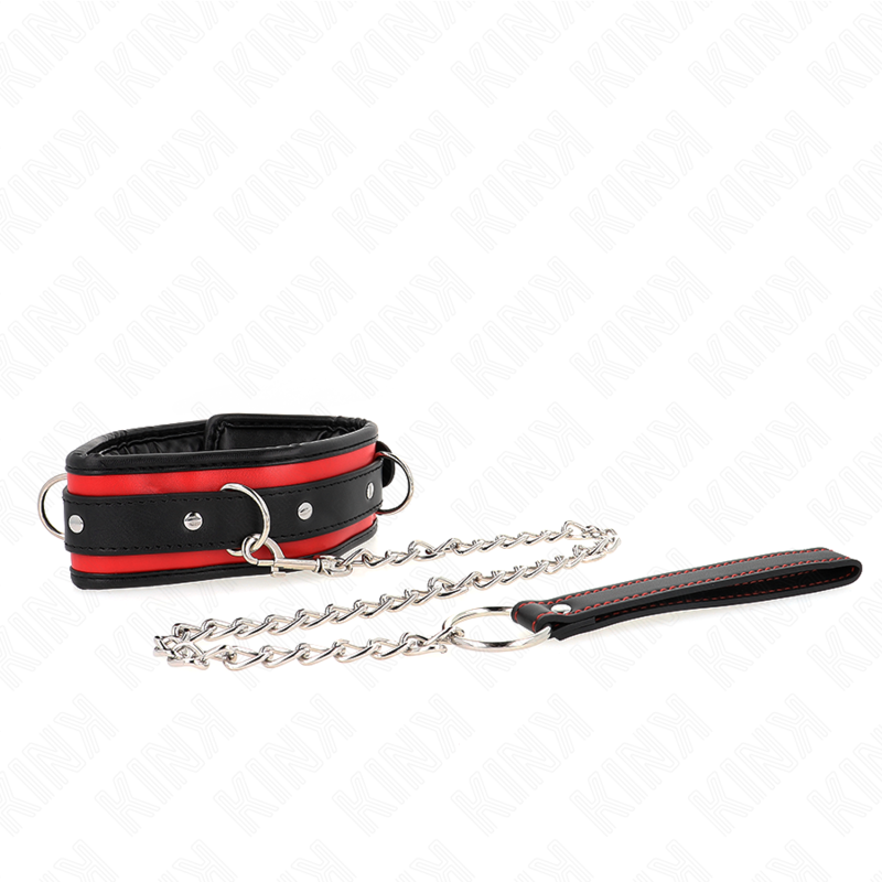 Collier BDSM Lourd avec Ceinture 65cm Réglable - KINK - KINK COLLAR & GAG