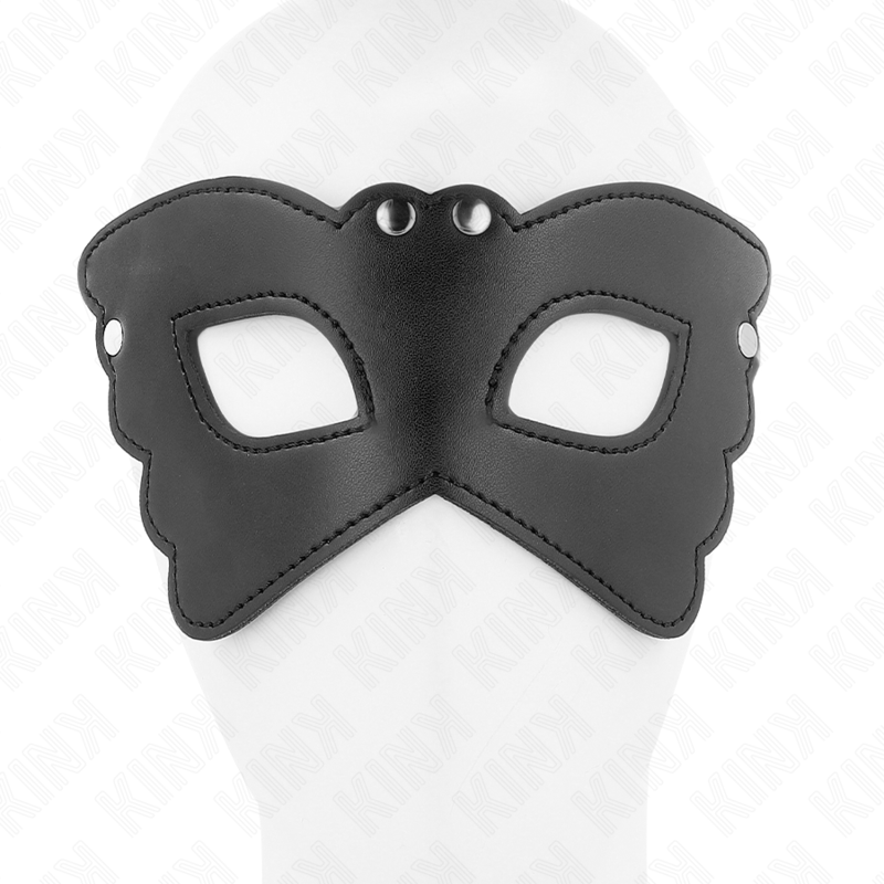 Masque papillon en cuirette 20 x 9 cm - Kink - KINK MASKED ALLURE