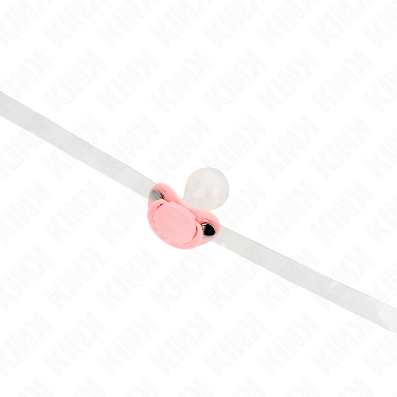 Gag sucette rose ajustable 43-60 cm - Kink - KINK COLLAR & GAG