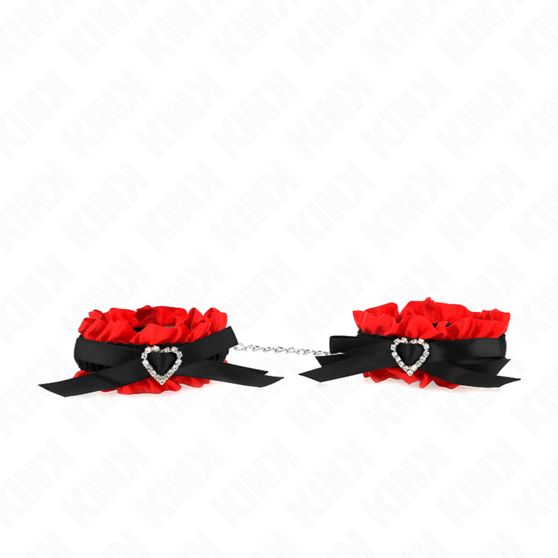 Attache-Poignets Élastiques Dentelle Rouge Réglables - Kink - KINK WRIST RESTRAINT