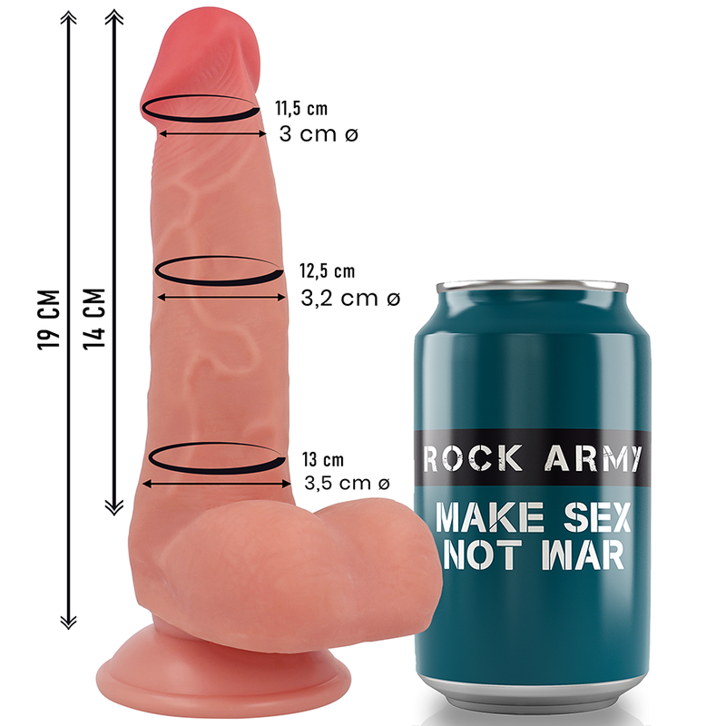 Gode Réaliste Liquid Silicone Fox 19cm - Rockarmy