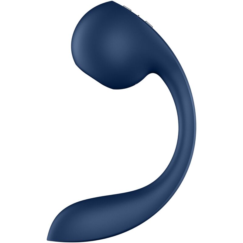 Stimulateur Double Pro+ Wave 4 Connecté Bleu - Satisfyer