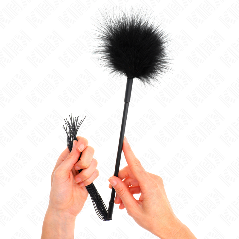 Fouet en silicone avec plumes 47 cm - Kink - KINK IMPACT & TOUCH