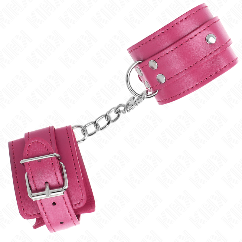 Bracelets BDSM Ajustables Rose 17,5-25 cm - KINK - KINK WRIST RESTRAINT