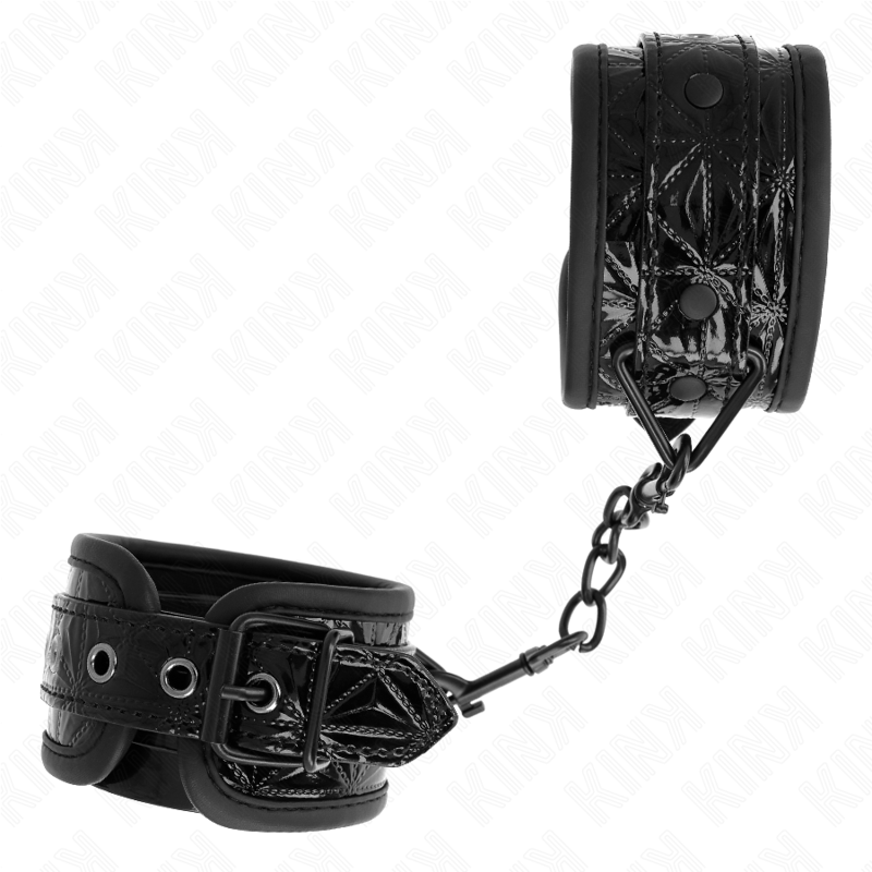 Menottes Poignet Diamant Noir Ajustable 17-26cm - KINK - KINK WRIST RESTRAINT