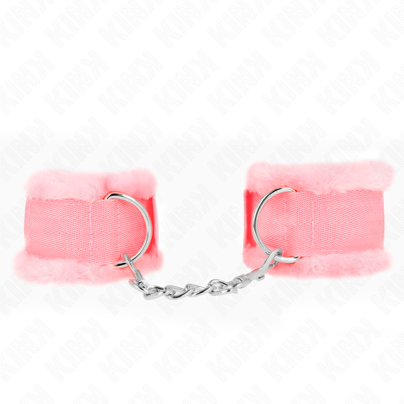 Menottes BDSM Appui-Poignets Fourrure Rose - KINK - KINK WRIST RESTRAINT