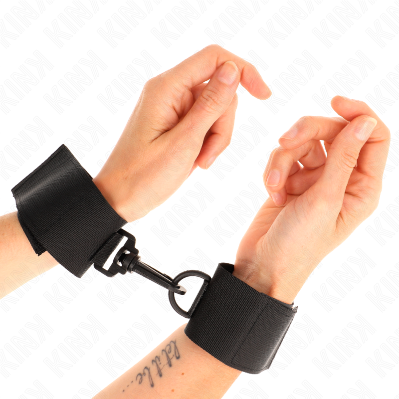 Menottes Poignets Nylon Noir - KINK - KINK WRIST RESTRAINT
