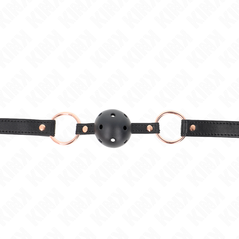 Balle gag premium TPE 4 cm avec sac 60 x 2 cm - Kink - KINK COLLAR & GAG