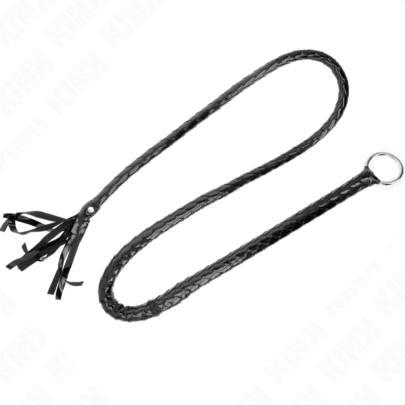 KINK - Fouet BullWhip en PVC Brillant - 138 cm